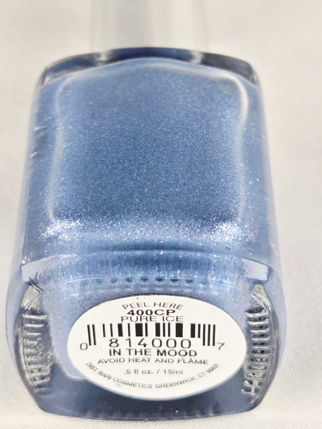 Pure Ice “In The Mood” Shimmer Nail Polish — Icy Blue Pearl Y2K