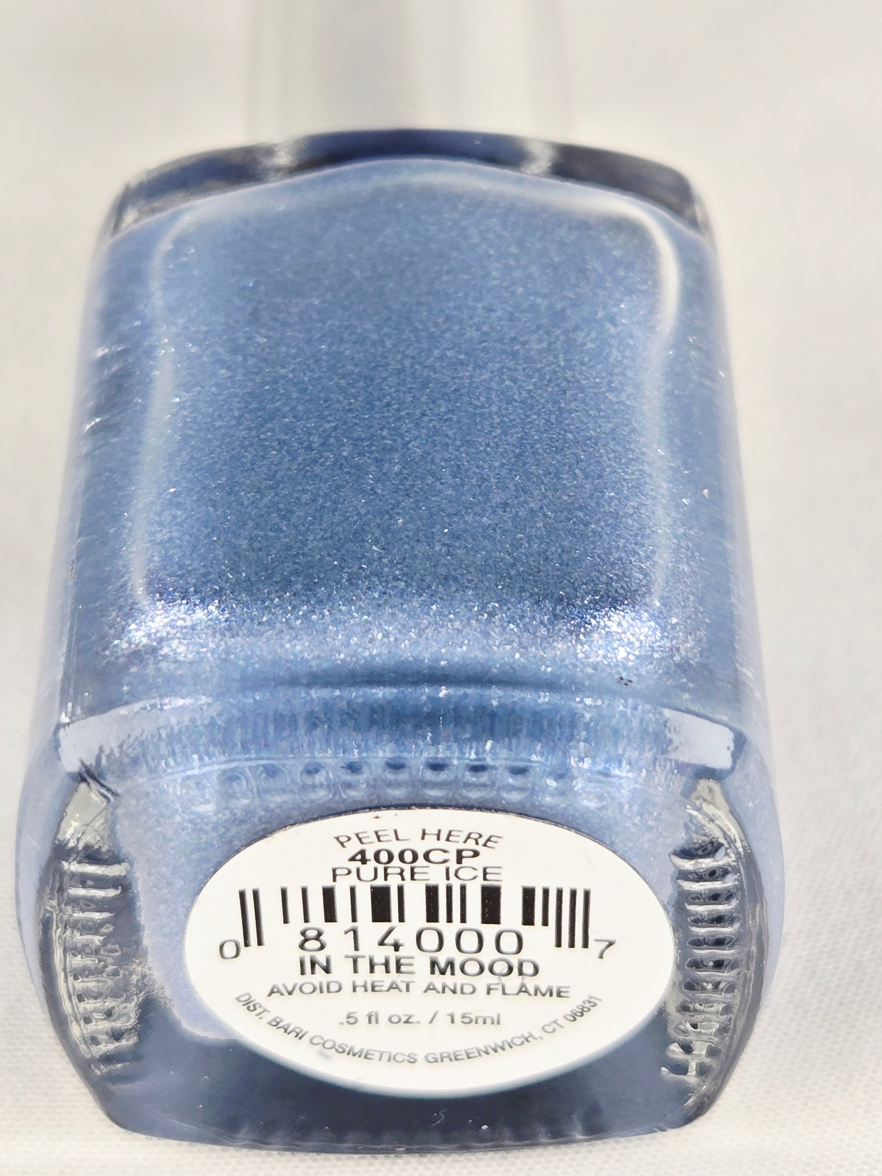 Pure Ice “In The Mood” Shimmer Nail Polish — Icy Blue Pearl Y2K