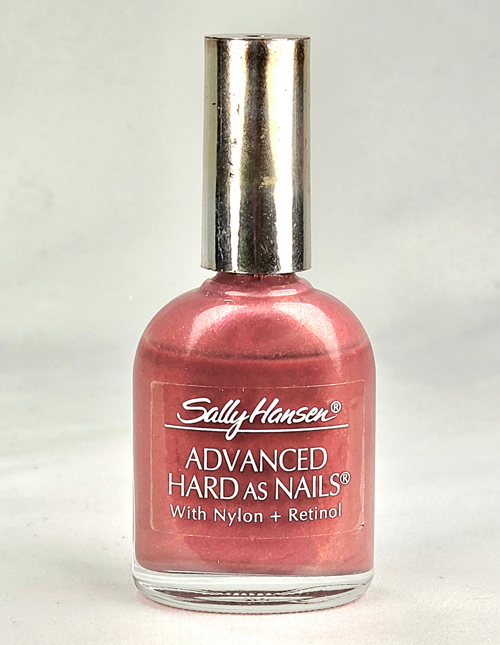 Sally Hansen Advanced Hard As Nails Thunder 2764-44 Pink Shimmer Nail Polish Collectible