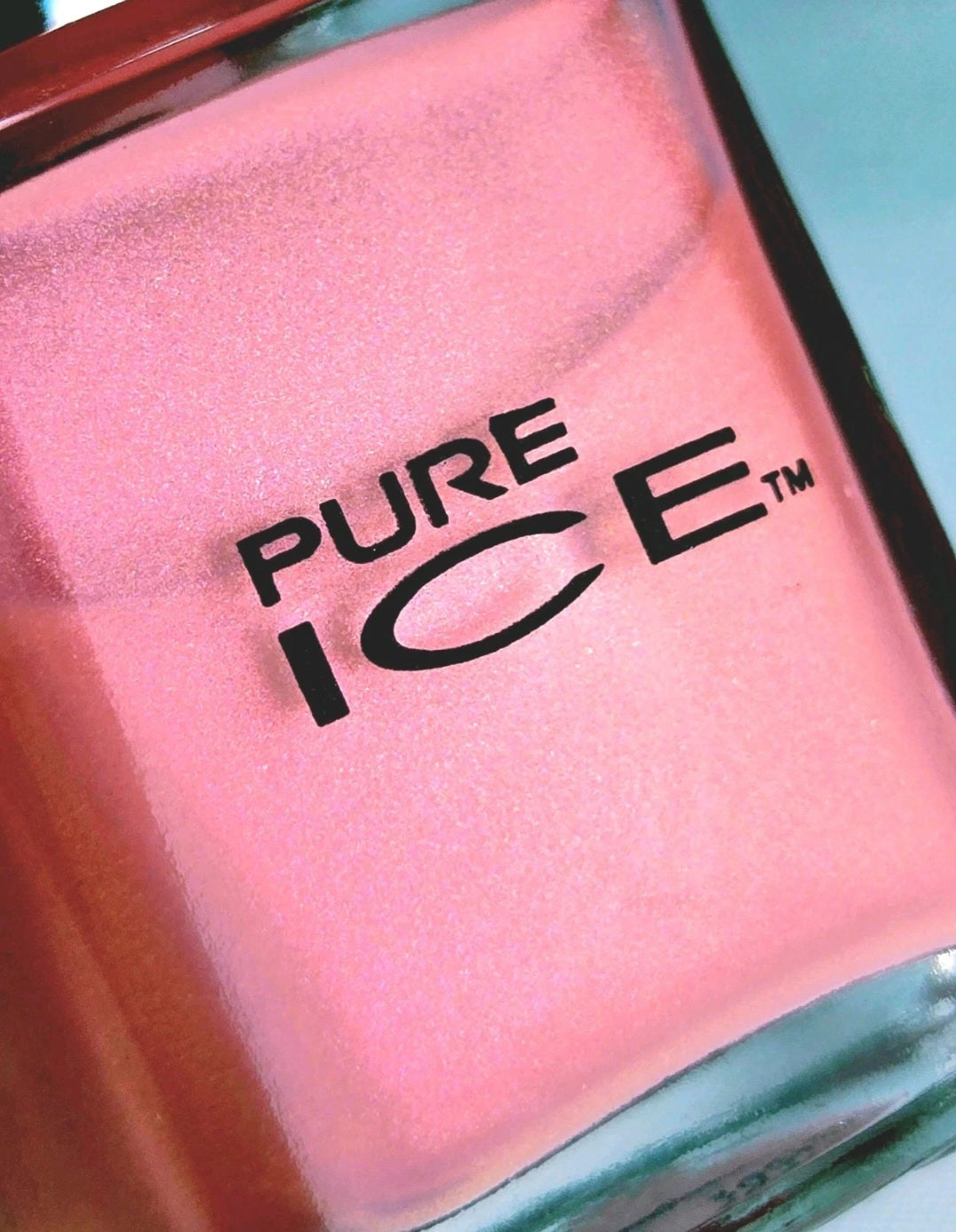 Pure Ice Strip Tease Pink Coral Pearl Shimmer Nail Polish 979CP Vintage Y2K