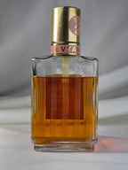 Vintage Evyan White Shoulders Cologne 2.5 oz Gold Plaque Bottle