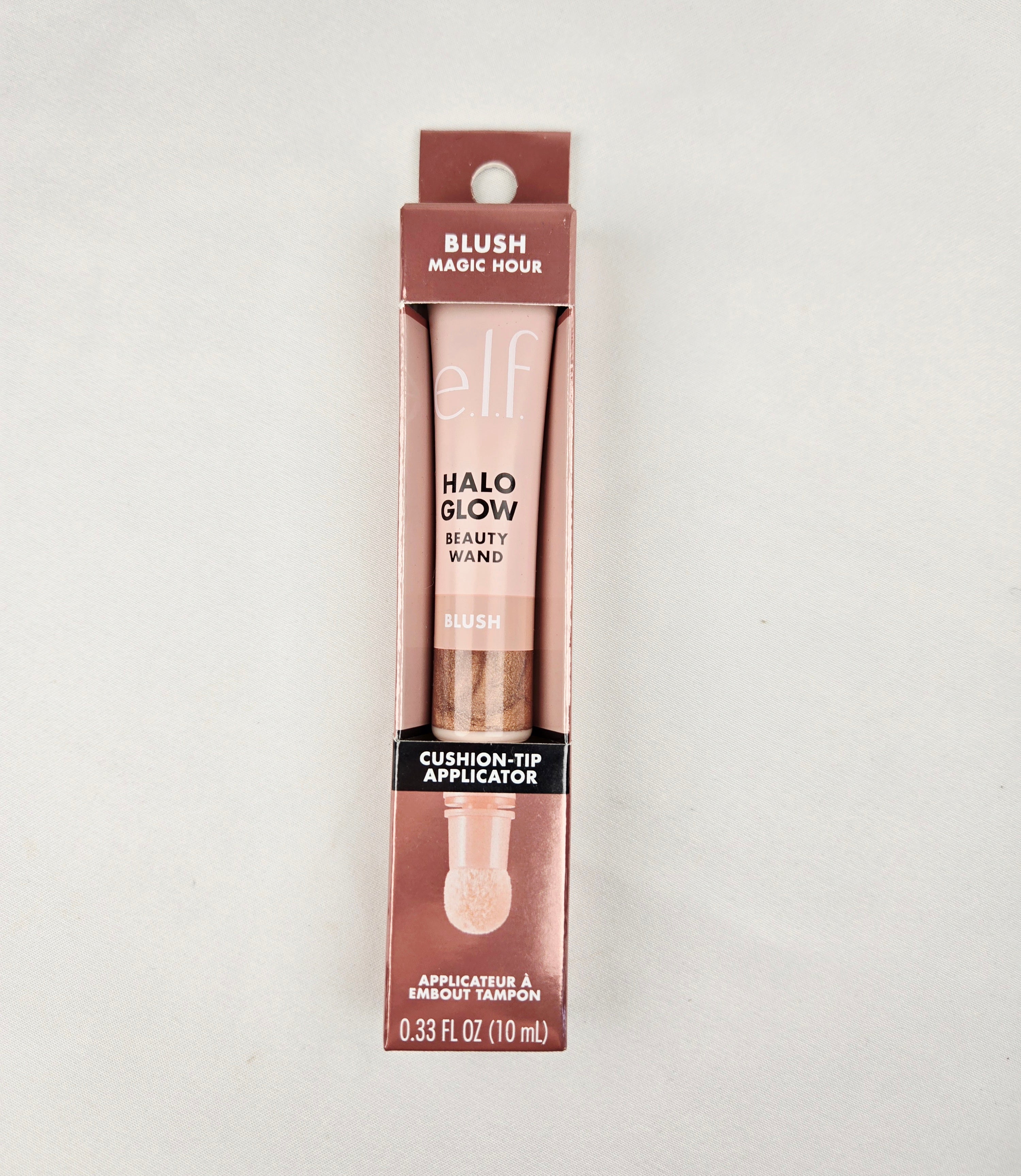 e.l.f. Halo Glow Beauty Wand Blush “Magic Hour” Cushion Tip Liquid Blush – 0.33 fl oz (10 mL)