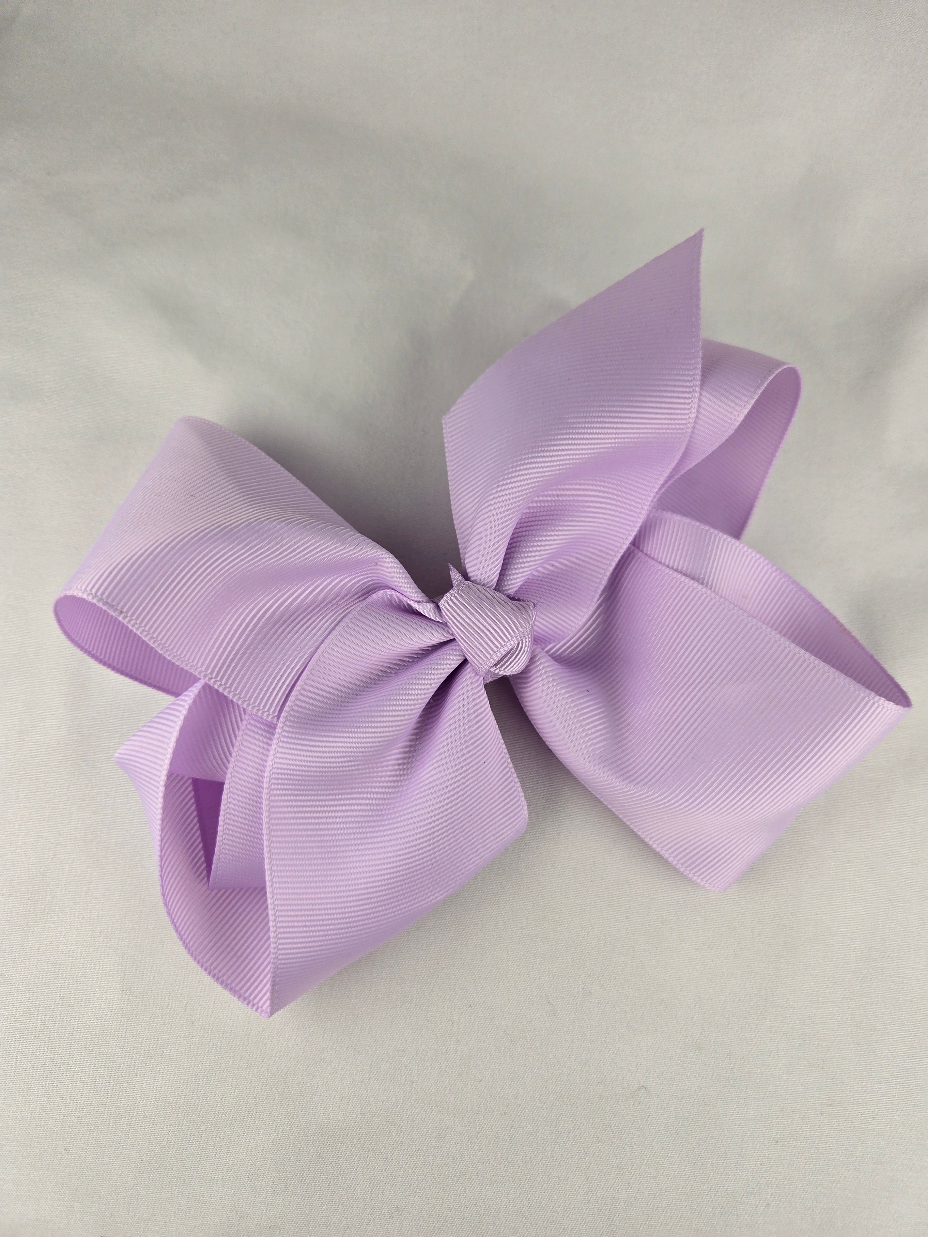 🎁 Present Pile Add-On | $25+ Order              Oversized Lilac Ribbon Hair Bow Clip