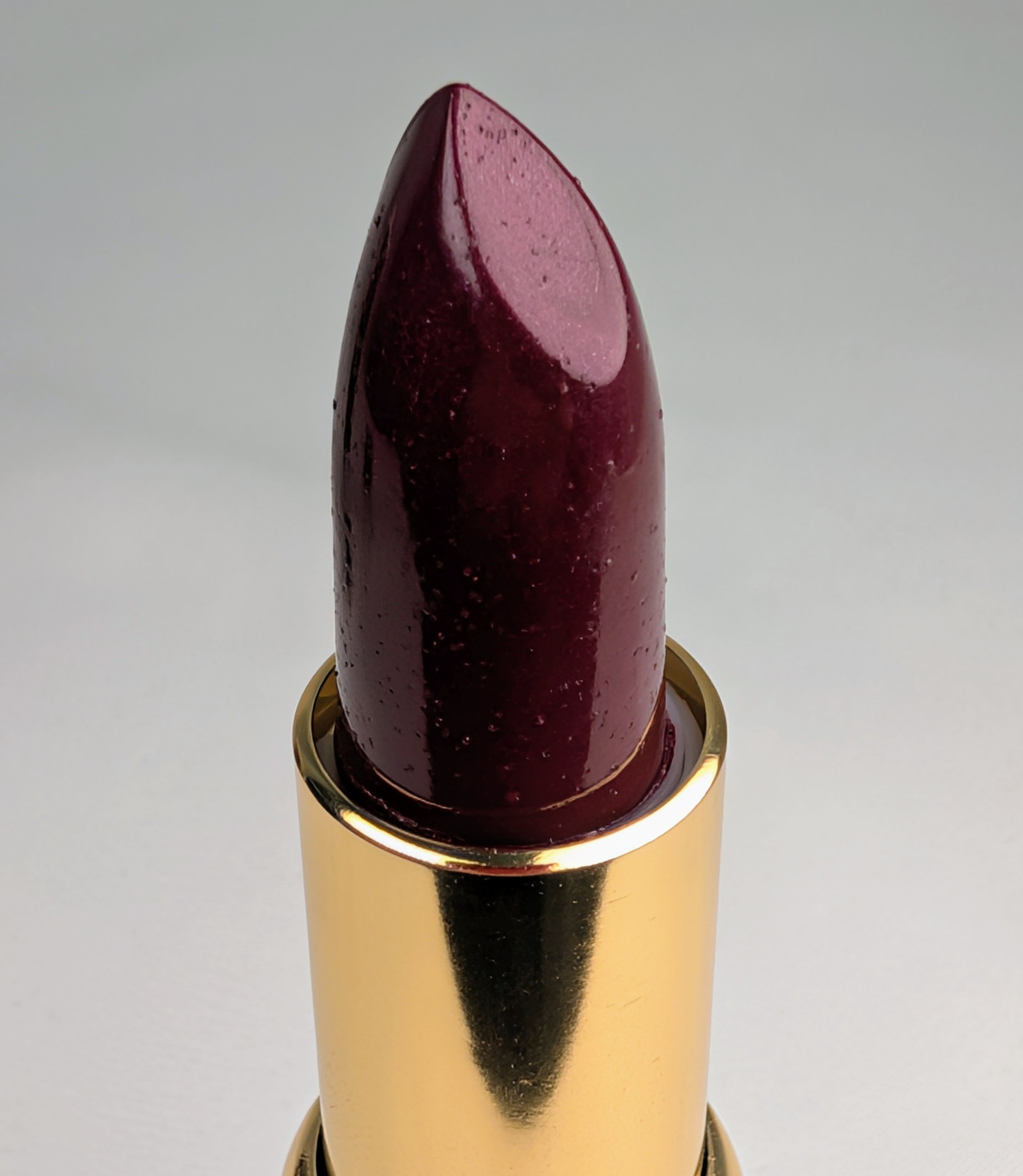 Vintage Avon Color Rich Renewable Lipstick Midnight Rose Plum Shimmer Gothic Dark Plum