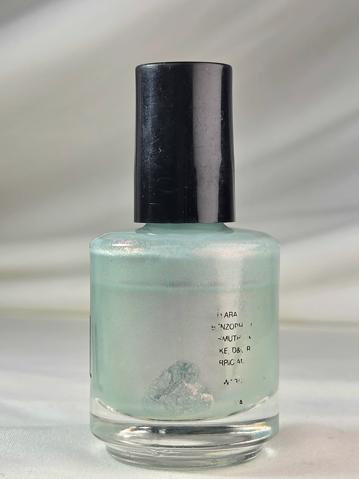 Vintage Sinful Colors #223 Nail Polish Soft Mink / Soft Pink Label Variation Aqua Pink Orange Shimmer