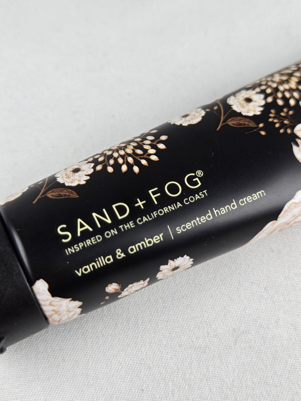 Sand + Fog Vanilla & Amber Scented Hand Cream Floral Botanical Moisturizing Hand Lotion