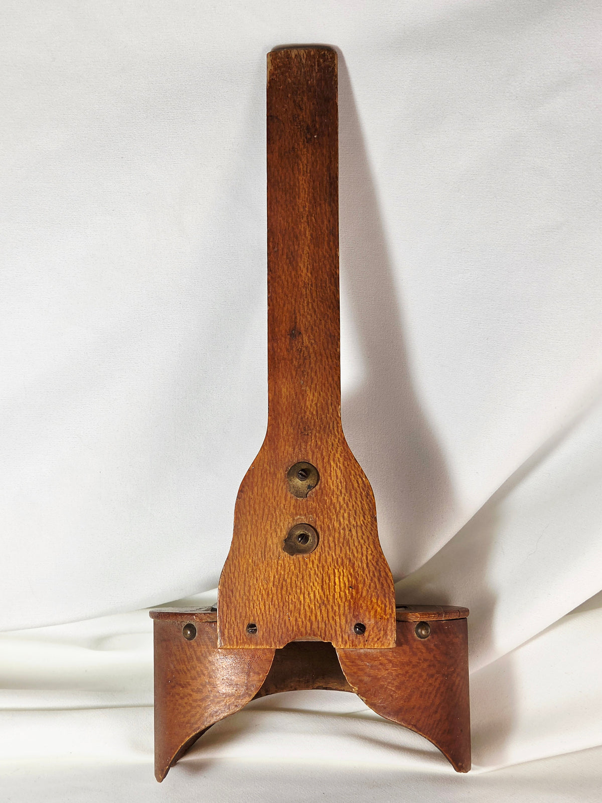 Antique Wooden Stereoscope Viewer Handheld Photo Card Viewer Vintage Optical Collectible