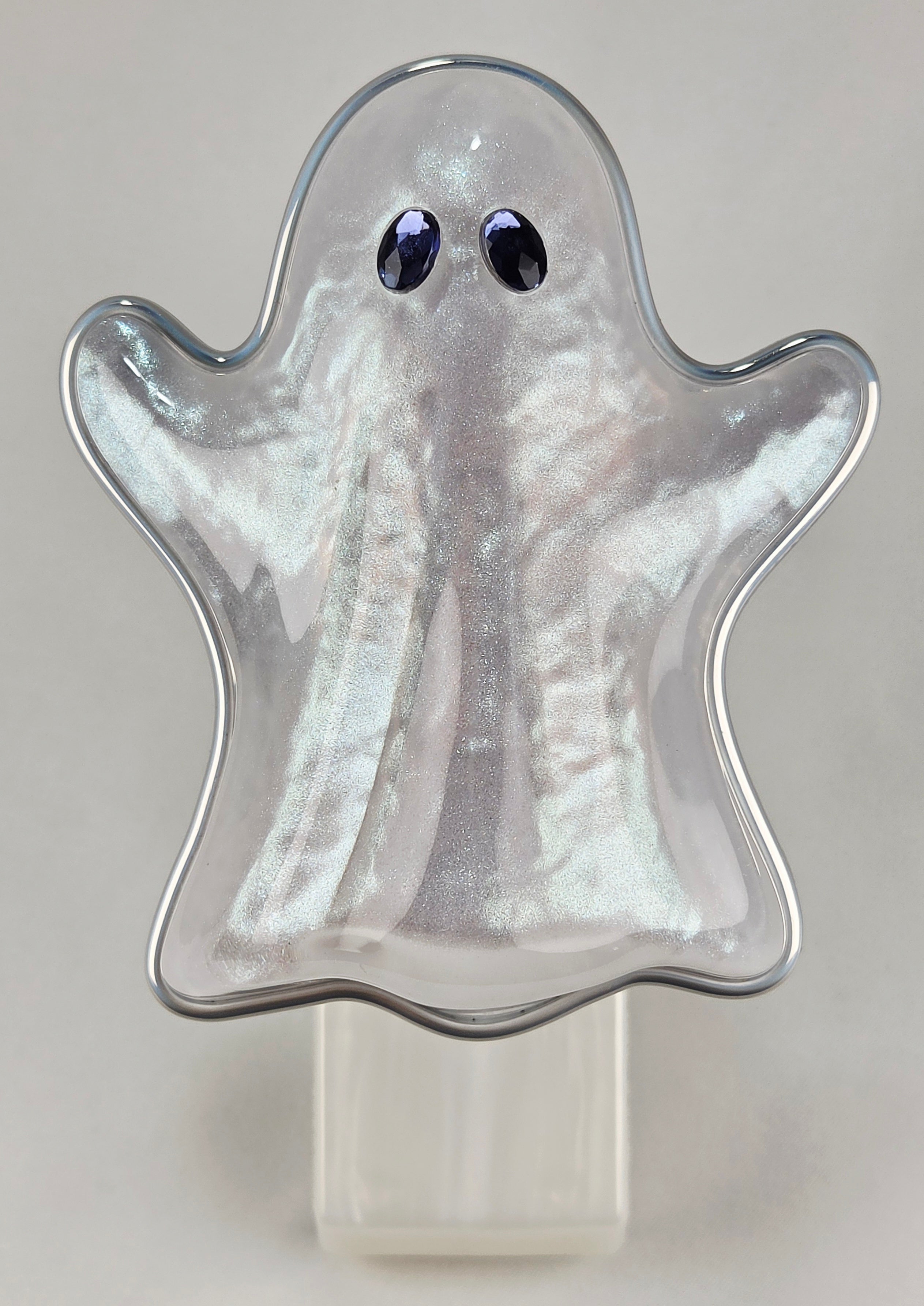 Bath & Body Works Pearlescent Ghost Wallflower Fragrance Plug Night Light Iridescent Halloween Decor