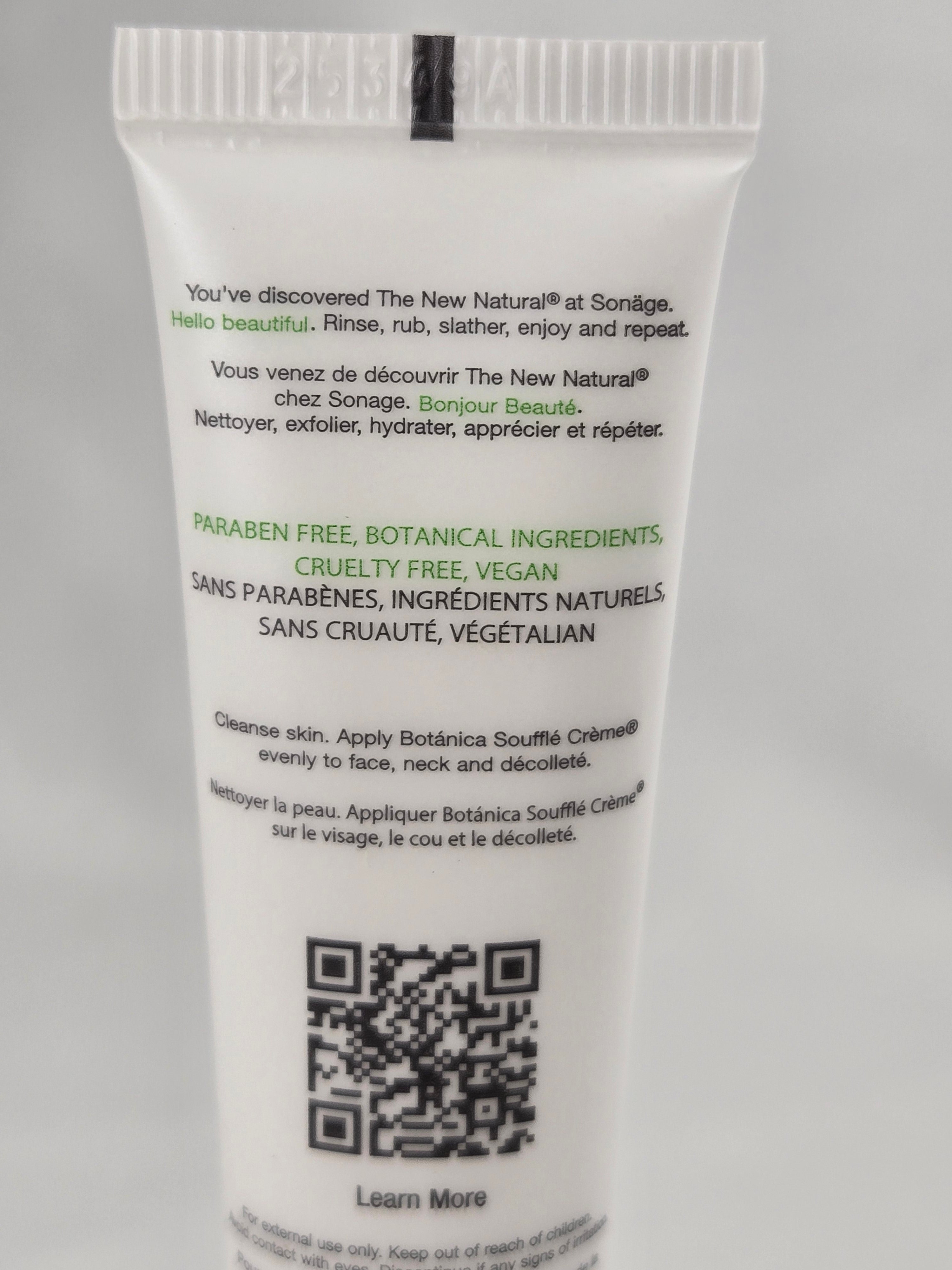 Sonäge Botánica Soufflé Crème Hydrate & Glow Moisturizer 15ml Botanical Face Cream