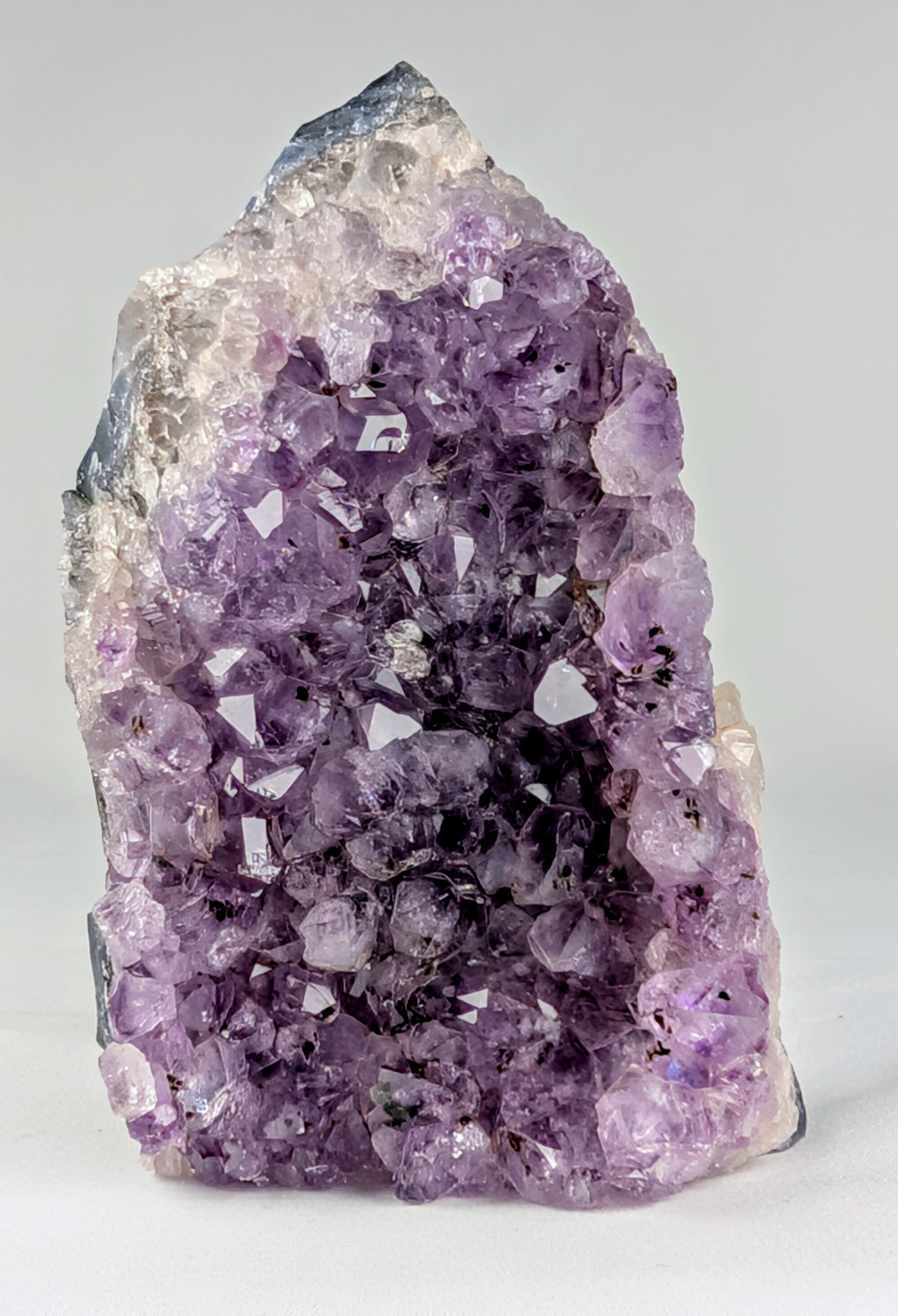Natural Amethyst Crystal Cluster Standing Druzy Specimen 1lb 3oz Purple Quartz