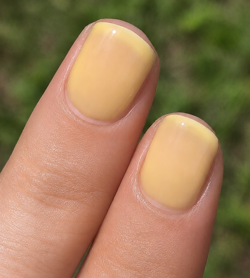 Beurre Fondu - Sheer Creamy Butter Yellow Crelly Nail Polish | Liquid Krystal Co Handmade Indie Lacquer