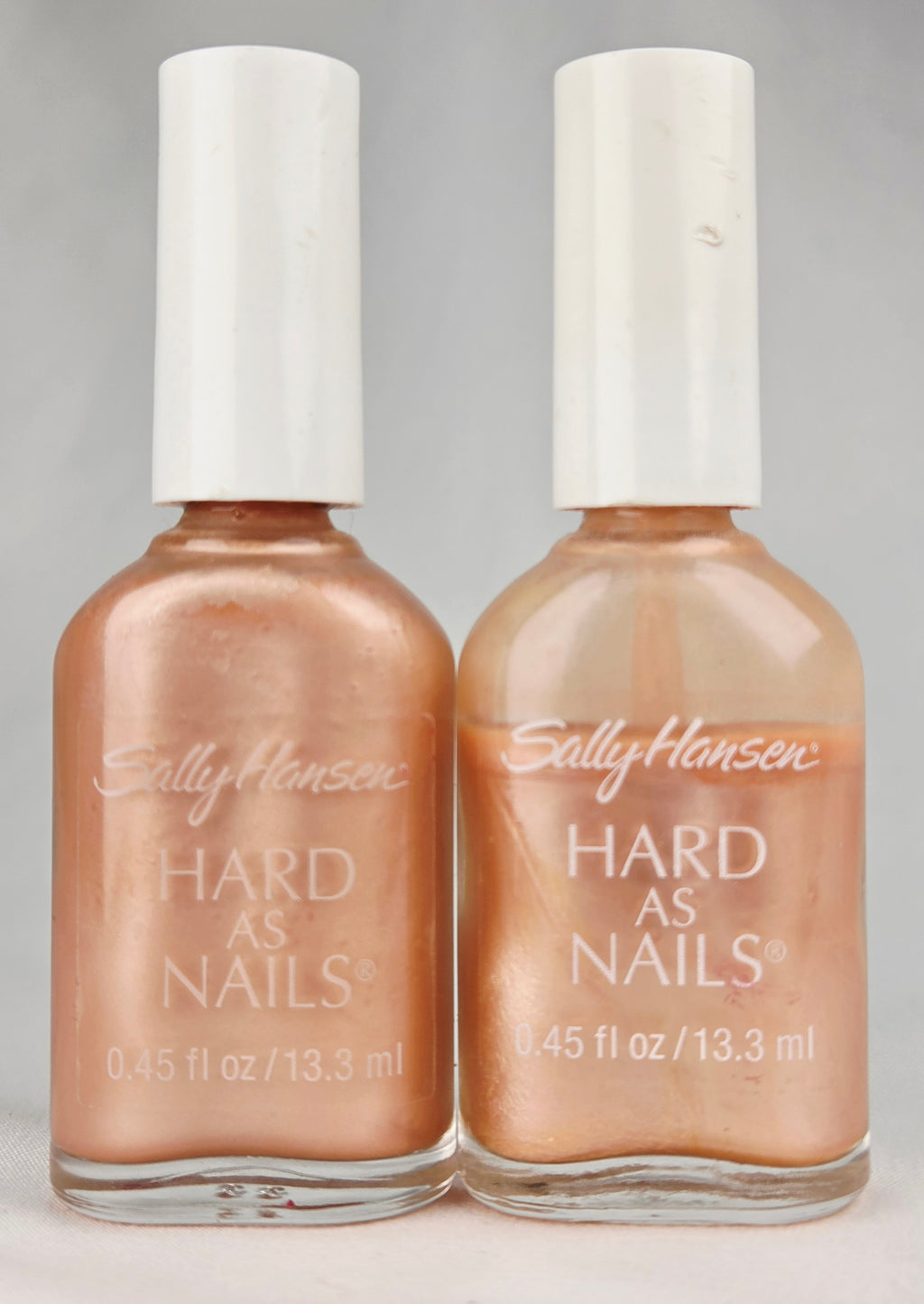 Vintage Sally Hansen Hard As Nails Champagne Frost & Champagne Nail Polish Lot Collectible
