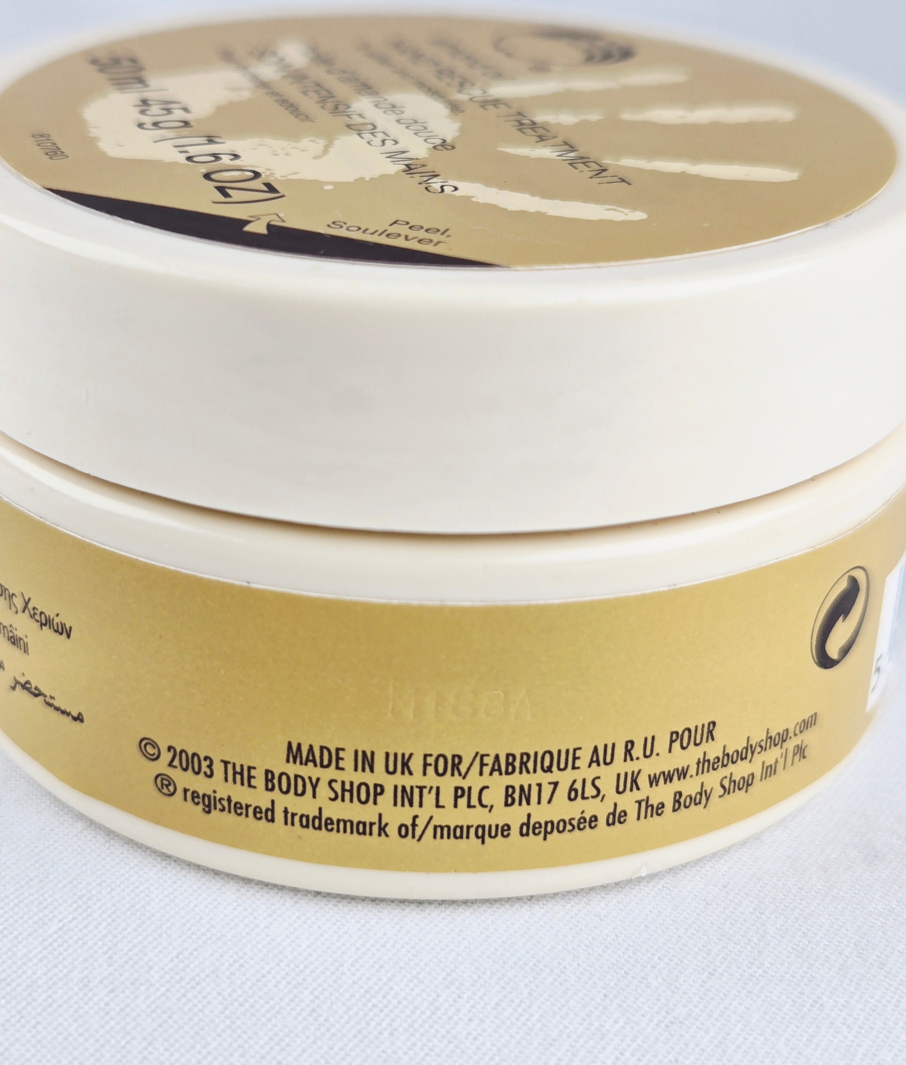 The Body Shop Almond Oil Hand Rescue Treatment – Vintage UK Formula (Sealed)