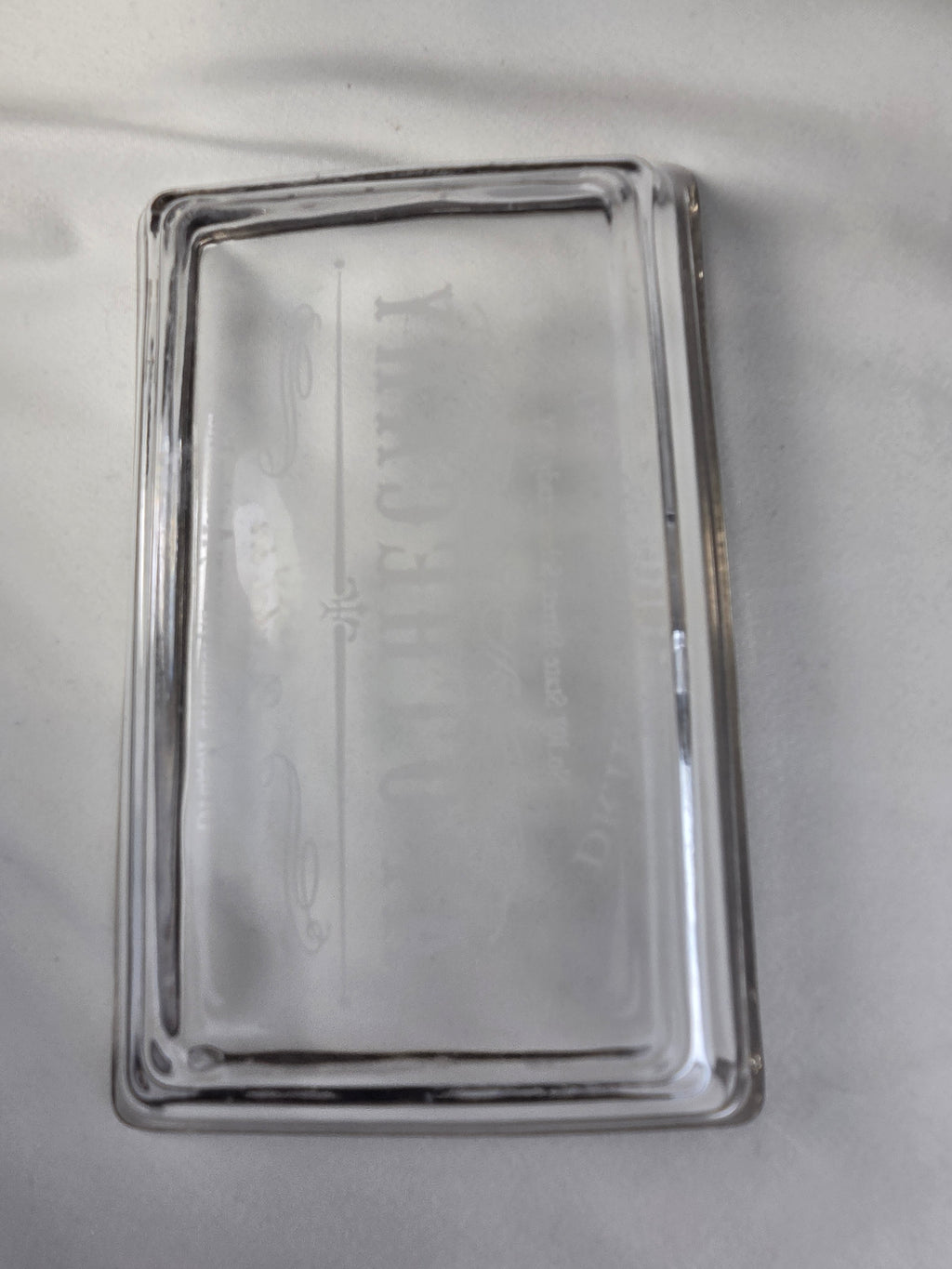 Bella Lux Dr. H. Gnadendorff Apothecary Glass Soap Dish & Tumbler Vanity Set