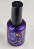 NYC New York Color 133A Purple Pizzazz Frost Nail Polish Vintage Shimmer Collectible