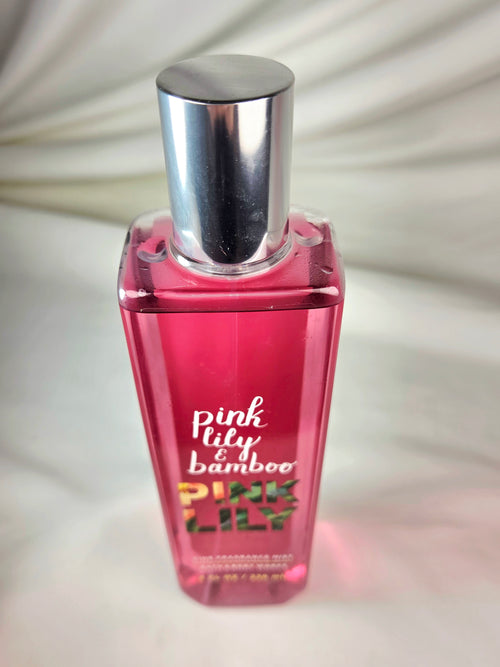 Bath & Body Works Pink Lily & Bamboo Fine Fragrance Mist 8 oz Discontinued Scent