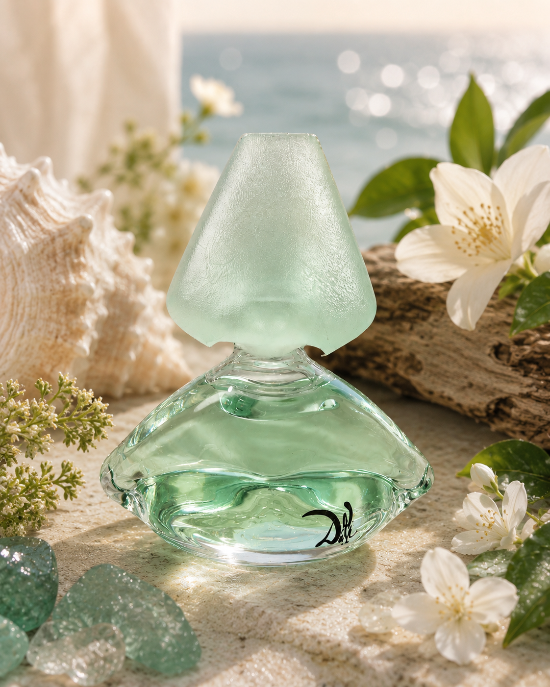 Salvador Dali Laguna Eau de Toilette Mini Perfume Splash 5ml Green Bottle Vintage Fragrance Vanity Collectible