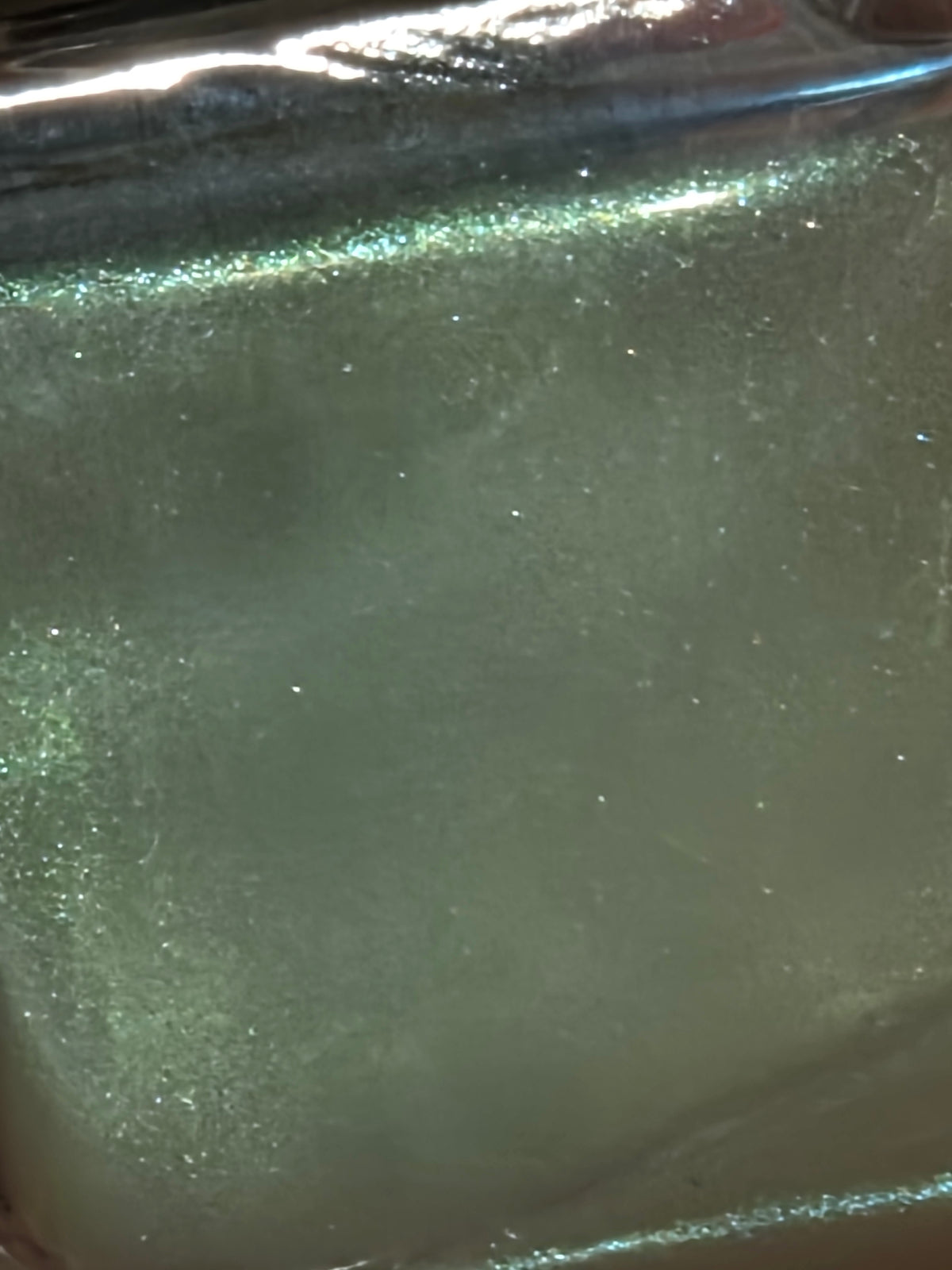 Dewspell | Sheer Opalescent Nail Lacquer with Lime-Green & Soft Golden Glow | Liquid Krystal Co. Prototype
