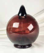 Vintage Cambridge Glass Amethyst Decanter for Farber Bros Krome-Kraft Art Deco Service