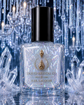Glacial Chandelier Nail Polish | Icy White Holographic Bar Glitter Lacquer | Winter Crystal Shimmer | Liquid Krystal Co.