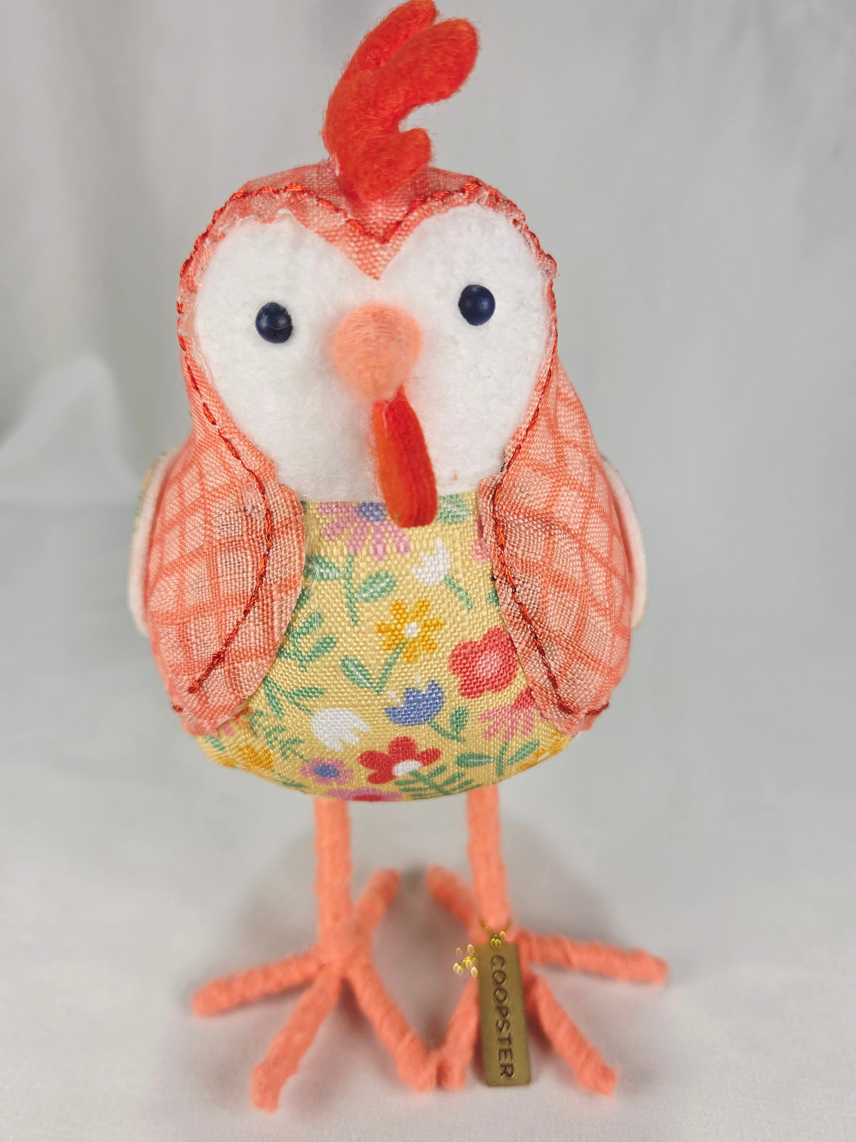 Spritz Birds Set of 5 Beezy Saffron Wheatly Blossom Coopster Plush Decor Collection