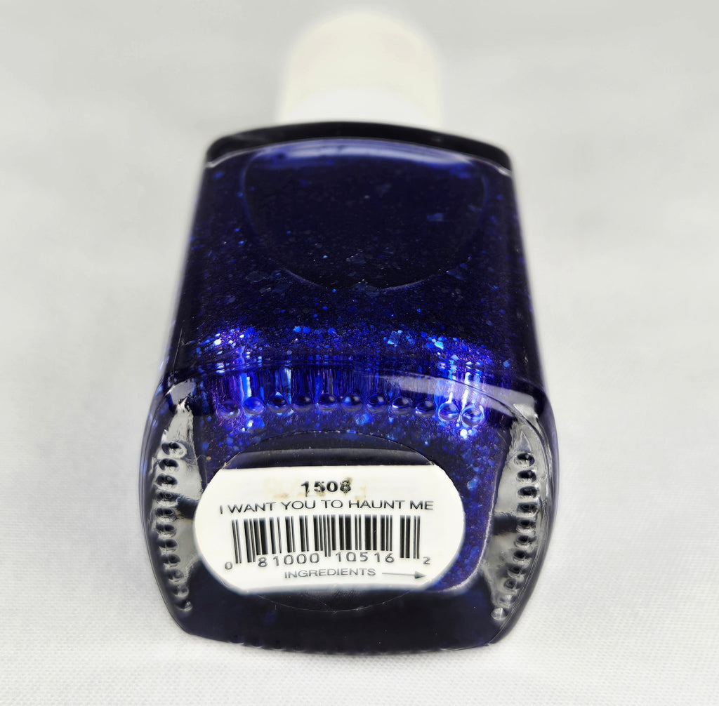 Pure Ice Limited Edition Nail Polish “I Want You to Haunt Me” | Violet-Blue Shimmer with Glitter-Spooky Season