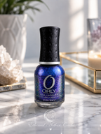 ORLY Lunar Eclipse Nail Lacquer Vintage Blue Purple Shimmer Nail Polish Collectible
