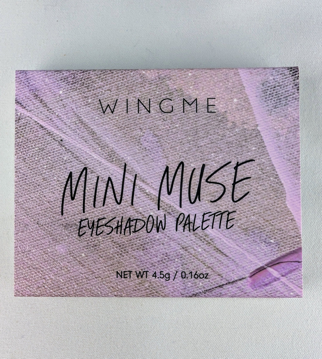 Wingme Mini Muse Eyeshadow Palette Neutral Rose Gold Shimmer Vegan Makeup