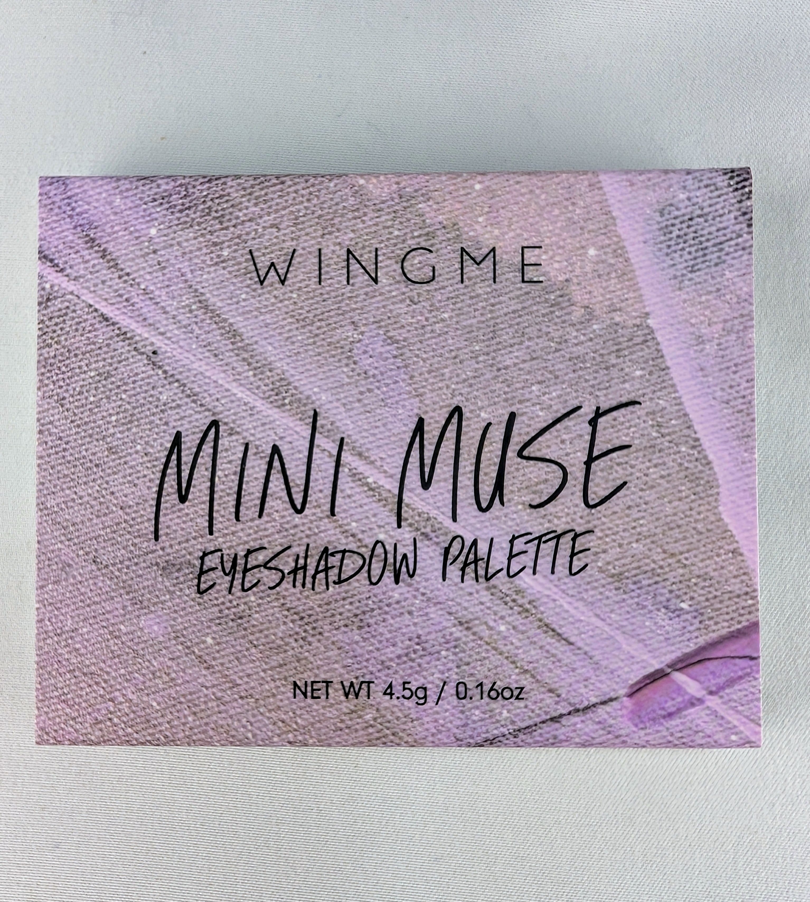 Wingme Mini Muse Eyeshadow Palette Neutral Rose Gold Shimmer Vegan Makeup