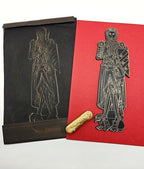 Vintage Medieval Knight Miniature Wax Rubbing Kit 1978 England Complete