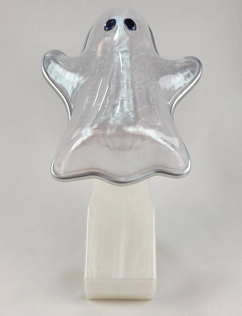 Bath & Body Works Pearlescent Ghost Wallflower Fragrance Plug Night Light Iridescent Halloween Decor