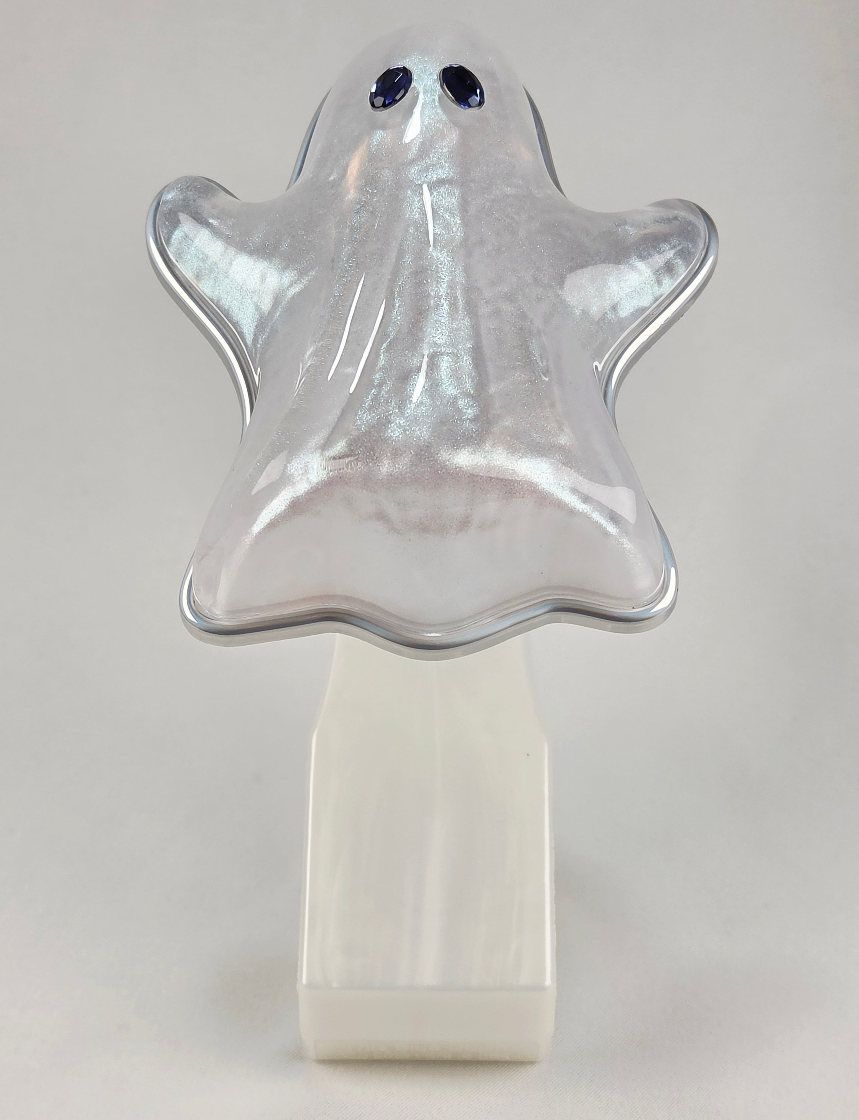 Bath & Body Works Pearlescent Ghost Wallflower Fragrance Plug Night Light Iridescent Halloween Decor