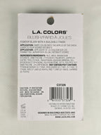 L.A. Colors Just Vibin Blush C37386 Peach Coral Powder Blush Cruelty Free Makeup