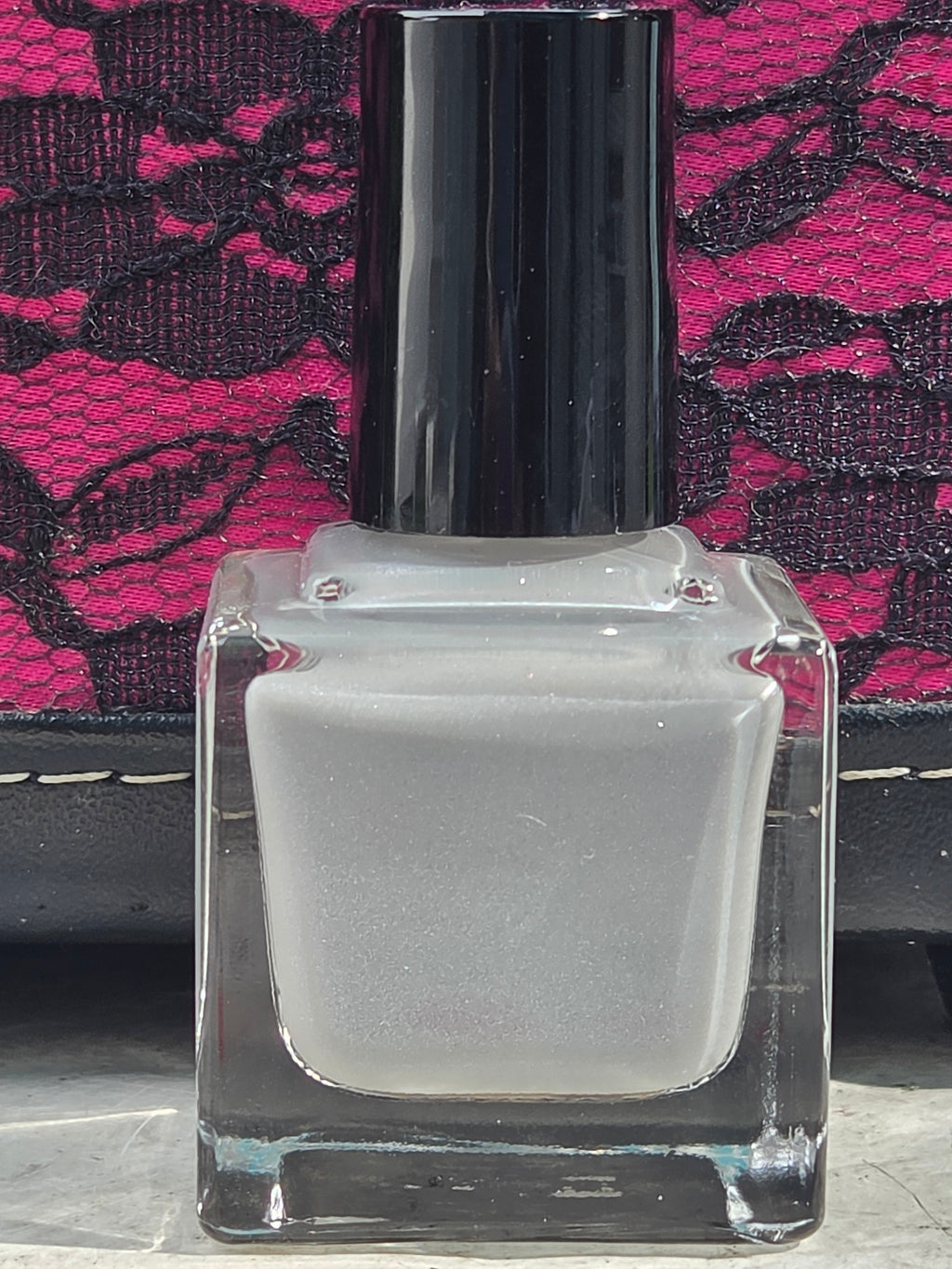 Mystic Foglight - Gray Nail Polish with Multicolor Shimmer | Liquid Krystal Co. Handmade Indie Lacquer