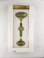 Modern Expressions Jade Facial Roller Dual End Face Massager Skincare Tool