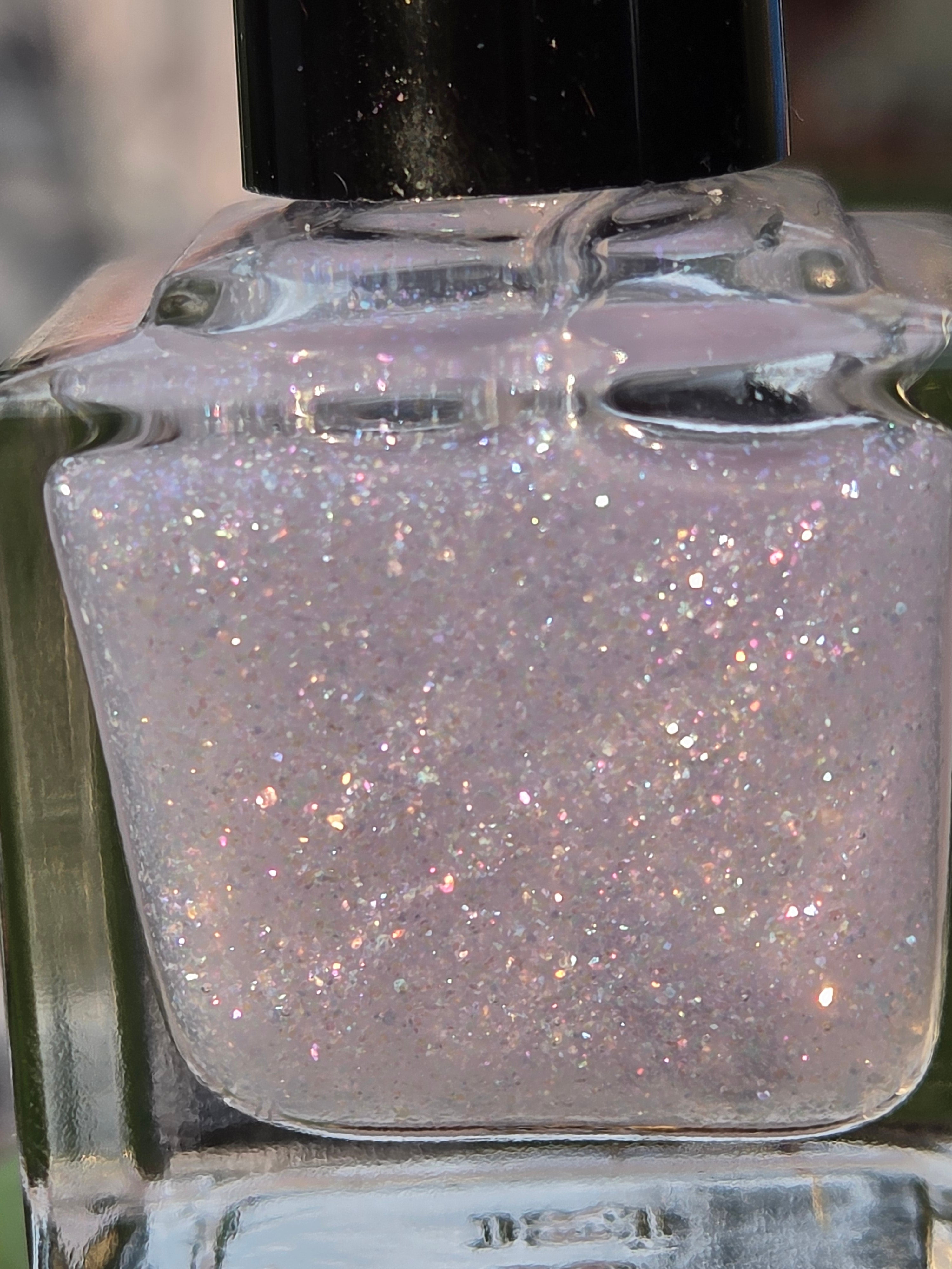 Prismafracture Veil | Rainbow Iridescent Flake Glitter Topper Prototype- Liquid Krystal Co