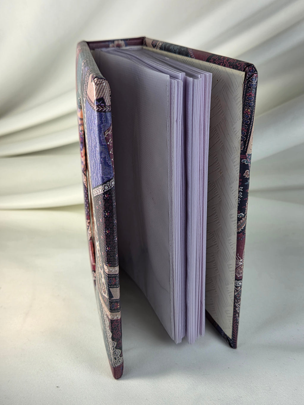 Gregorian Greetings Genuine Copper Elk Postcard with Bonus Vintage Patchwork Photo Album