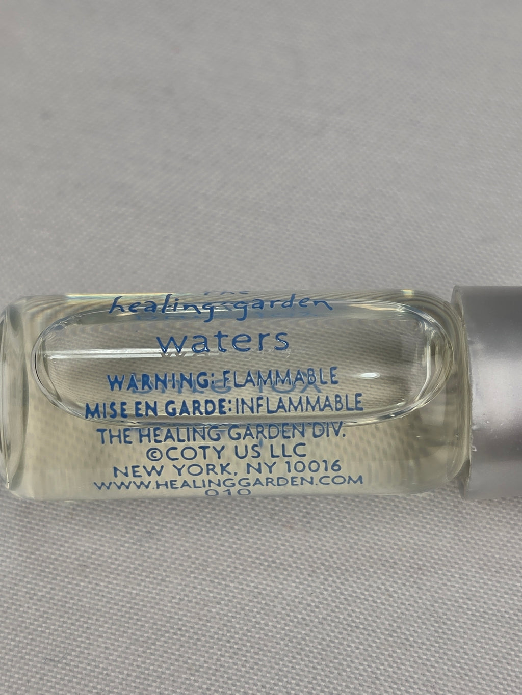 The Healing Garden Waters Pure Joy Fragrance Splash Perfume Mini Sample Vial