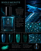 Prototype 2027 – NOT FOR SALE | Living Lights Collection | Biolumenite & Firefly Hollow Glow Nail Polish Duo Set
