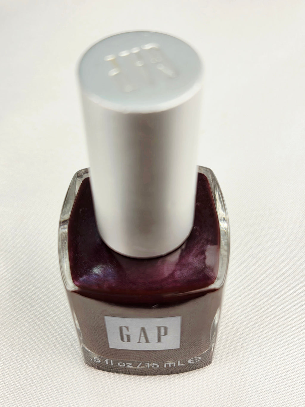 Vintage GAP Nail Polish Revolution Full Bottle Rare Burgundy Plum Shimmer 1E7A