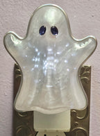 Bath & Body Works Pearlescent Ghost Wallflower Fragrance Plug Night Light Iridescent Halloween Decor