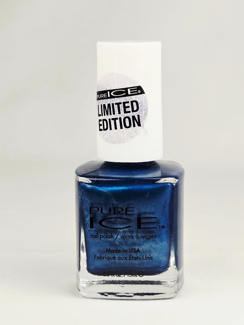 Pure Ice “Fly High” 1616 Limited Edition Metallic Cobalt Blue Nail Polish – Discontinued Shimmer Lacquer Made in USA