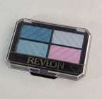 Vintage 1990s Revlon Overtime Shadow Aquatints Shimmer Eyeshadow Quad Palette