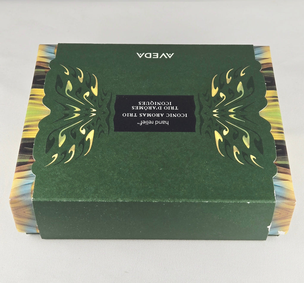 Aveda Hand Relief Iconic Aromas Trio Gift Set New | 3 Moisturizing Hand Creams Rosemary Mint Shampure Cherry Almond 40ml Each