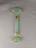 🎁 Present Pile Add-On | $25+ Order                      Green Facial Roller – Double Ended Face Massage Tool (Gold Tone Handle)
