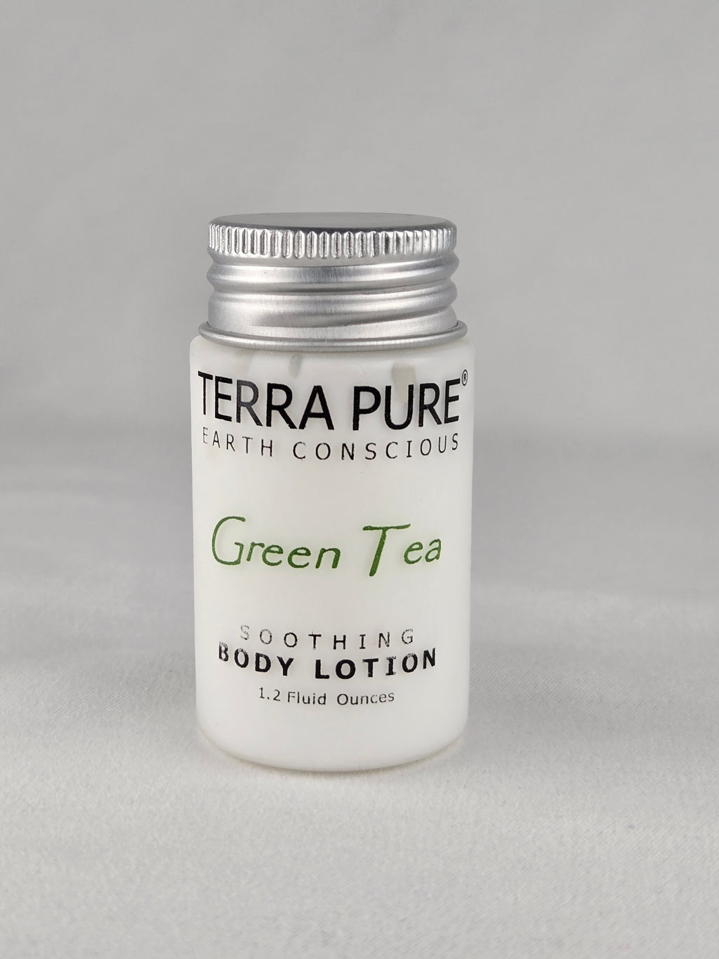 Terra Pure Green Tea Soothing Body Lotion – 1.2 oz Travel Size Hydrating Moisturizer