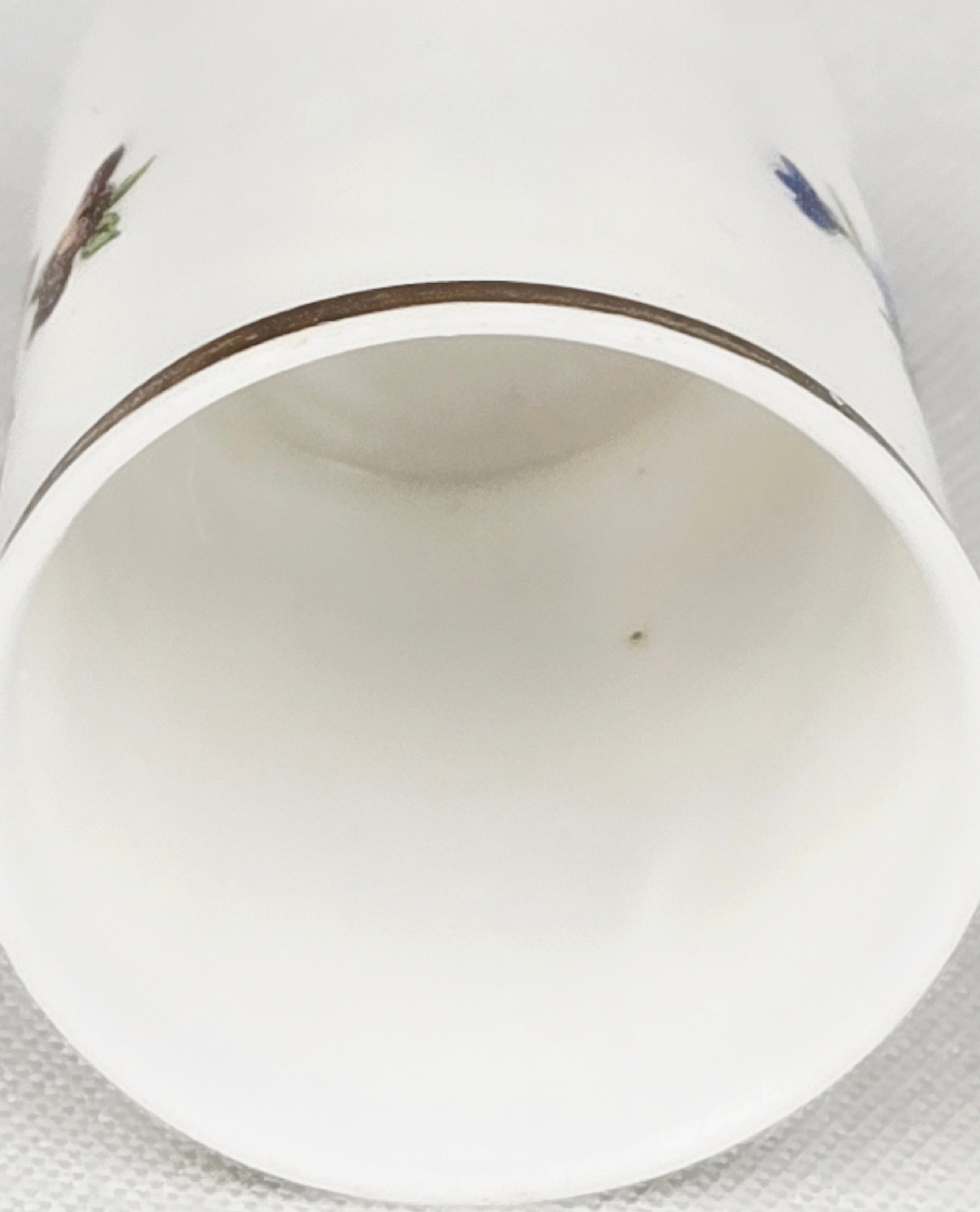 Birchcroft Fine Bone China Floral Thimble w/ Hinged Locket Lid | Made in Great Britain
