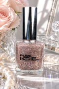 Pure Ice Spitfire 991CP Glitter Nail Polish | Rose Gold Holographic Sparkle | Discontinued Shade