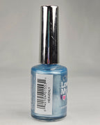 Love My Nails Chrome Heavenly 1553 Vintage Blue Chrome Nail Polish Pearl Shimmer Collectible