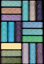 L.A. Colors Glam Palette “Shady Lady” 18 Color Eyeshadow – Teal Blue Smoky Collection